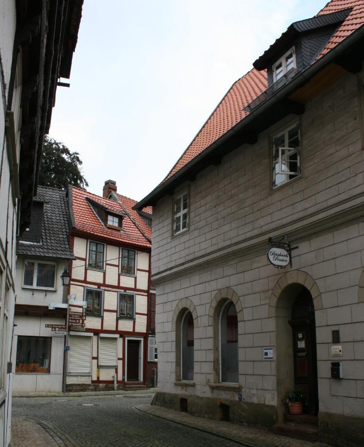 Pension-Ristorante Ventura Ehemals Reinhards Pension Hornburg  Экстерьер фото